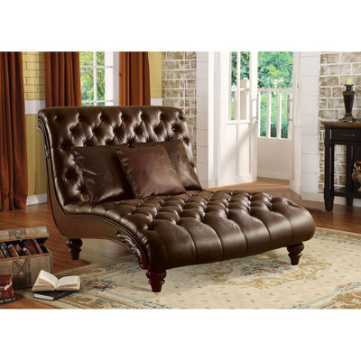 armless reclining cecil tufted